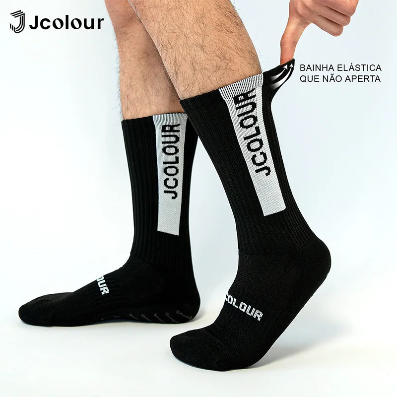 5 Pops, Non-slip Sports Socks, Training Socks, Mid-top Cycling Socks, Football, Running, Fitness,Polyamide