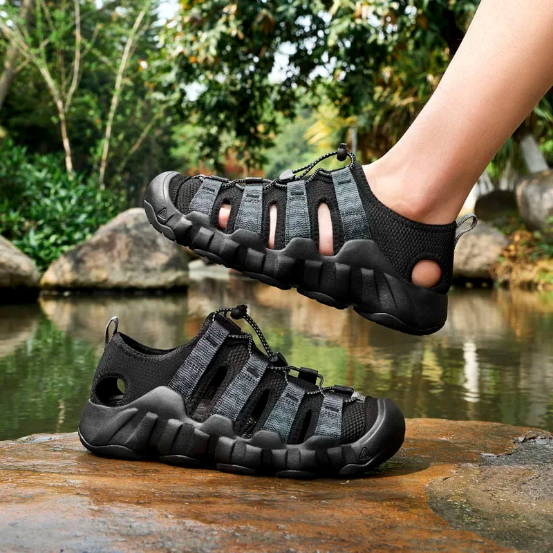 Quick Dry Water Shoes Men Beach Aqua Shoes Summer Outdoor Trekking Camping Hiking River Tracing Rainforest Hike Climbing Boating