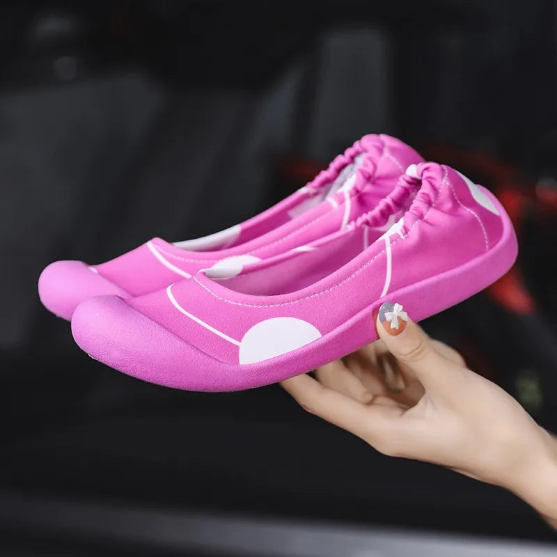 RYAMAG Women Shoes Outdoor Casual Sneakers Yoga Dance Shoes Fitness Shoes Comfortable Lightweight Loafers Slipon Sporting Flats