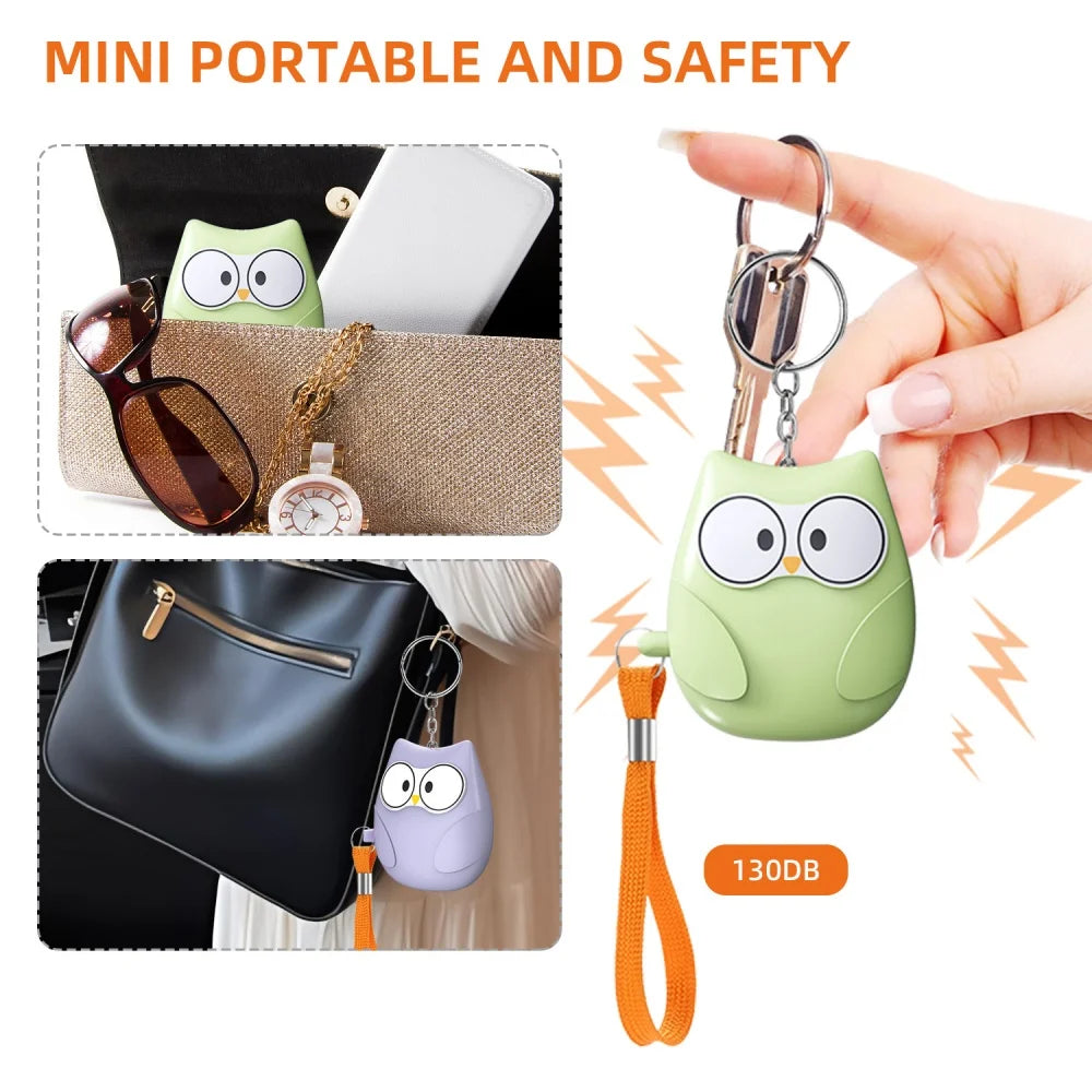Self Defense Alarm 130dB Anti-wolf Girl Child Women Security Protect Alert Personal Safety Scream Loud Emergency Alarm Keychain
