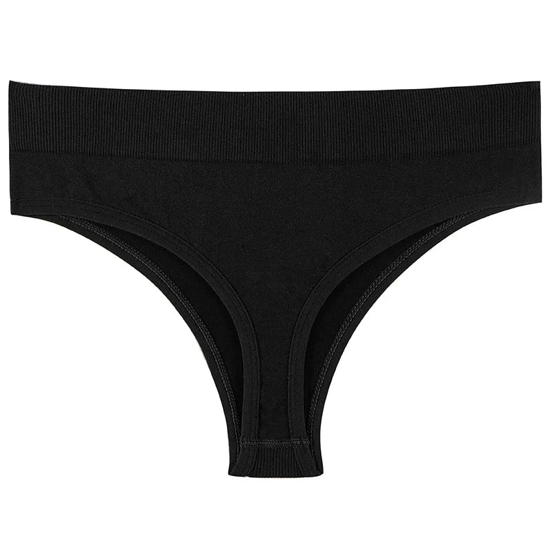Meet'r Women Sexy Low Waist Underwear Seamless Sports Fitness Panties Female G String High Elastic Lingerie Temptation Briefs