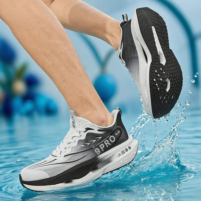 Men's Sneakers 9PRO Carbon Board Skeleton Cushioning Marathon Running Shoes Outdoor Fitness Training Sports Tennis Shoes Women's