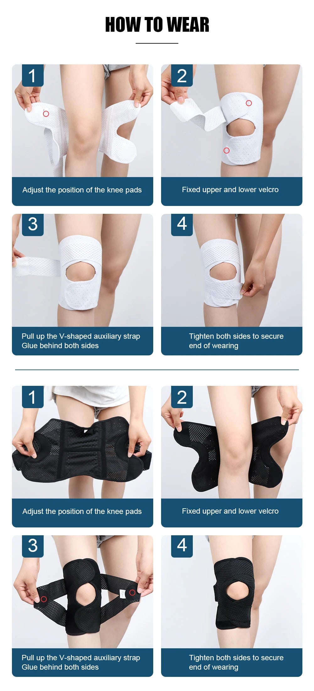 1PC Sports Knee Pads Joints Protector Men Women Pressurized Kneepad Fitness Mountaineering Knee support Equestrian Protector