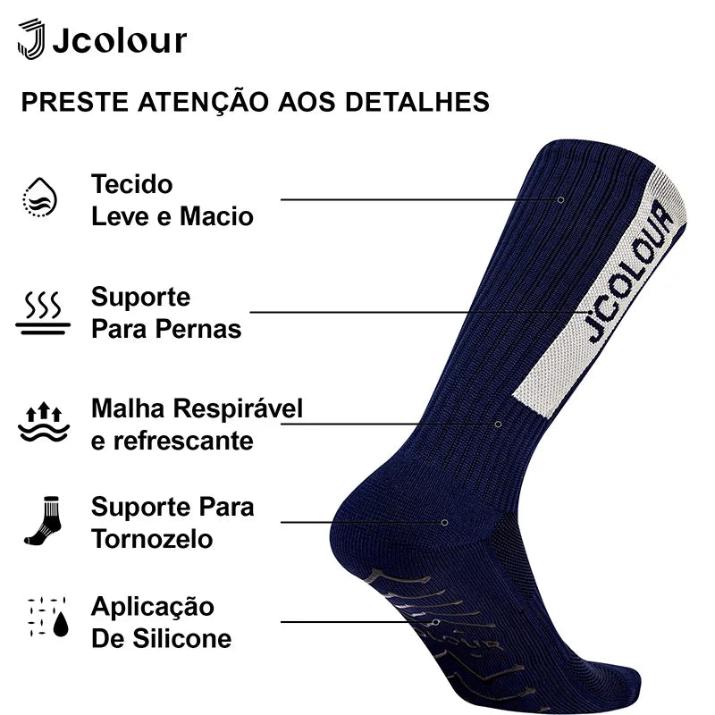 5 Pops, Non-slip Sports Socks, Training Socks, Mid-top Cycling Socks, Football, Running, Fitness,Polyamide