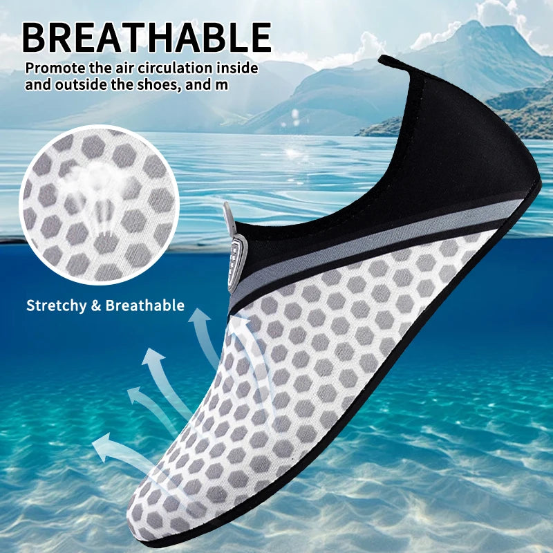 Diving Shoes Women Aqua Shoes Men Beach Swimming Water Sport Socks Barefoot Sneaker Fitness Dance Swim Surfing Snorkeling Shoe