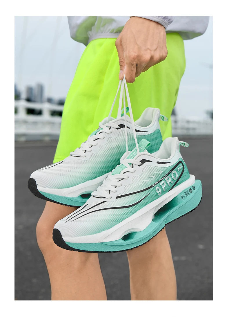 Men's Sneakers 9PRO Carbon Board Skeleton Cushioning Marathon Running Shoes Outdoor Fitness Training Sports Tennis Shoes Women's