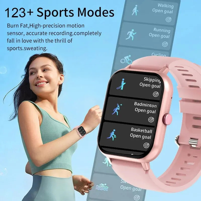 LIGE 2024 Bluetooth Calling Smart Watch For Men Women Full Touch Screen Sports Fitness Watch Man Smart Watches Women Smartwatch