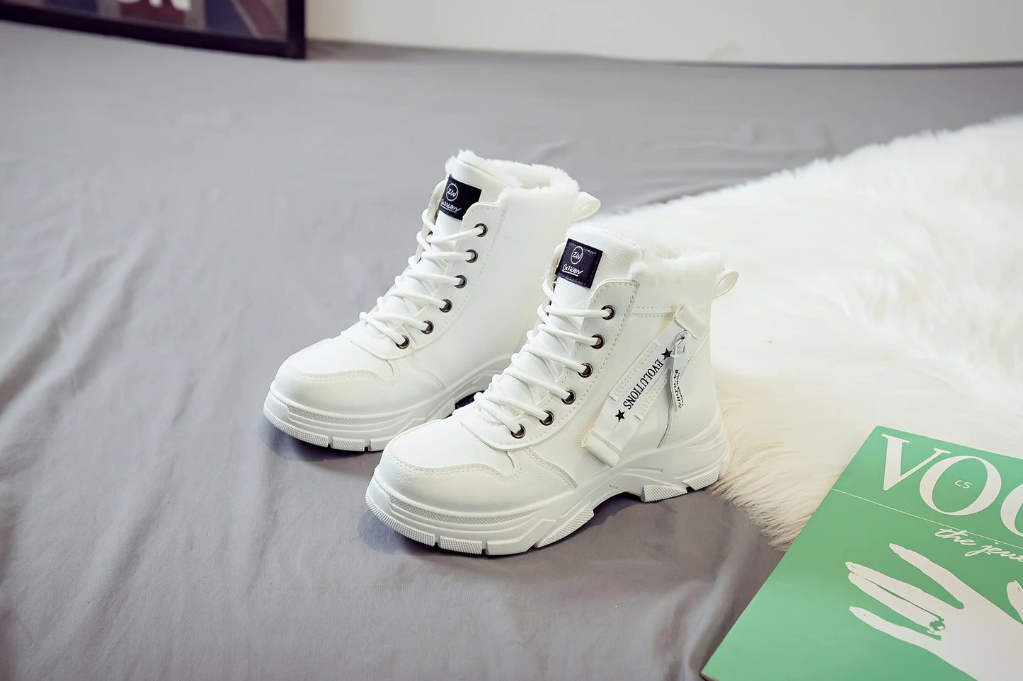 Women's Ankle Boot, Short Boot, Winter Boot with Thick Lining and Insulation, Stylish and Versatile, Thick-Soled Winter Boot
