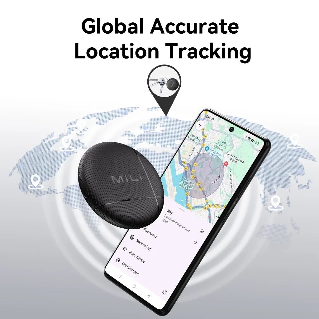 For Android MiLi LiTag Mini Item Finder Bluetooth-compatibility Tracker Global Accurate Location Tracking