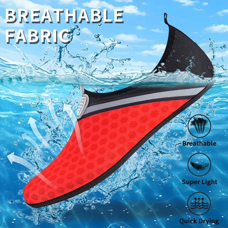 Diving Shoes Women Aqua Shoes Men Beach Swimming Water Sport Socks Barefoot Sneaker Fitness Dance Swim Surfing Snorkeling Shoe