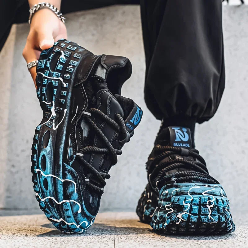 Men's Casual Shoes 2025 Shockproof Comfortable Outdoor Running Fitness Training Exercise Sneakers Size 39-44 Hot Sale Retro