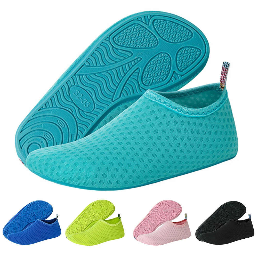Men Women Kids Water Shoes Sports Beach Swimming Socks Anti Slip Fitness gym Yoga Dance Swim Surf Diving Underwater Beach Shoes