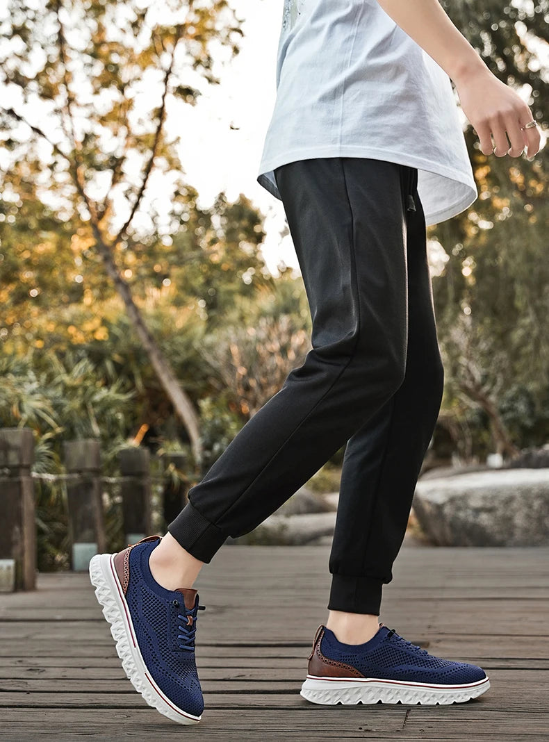Men Sneakers Men Mesh Casual Shoes Fashion Lightweight Breathable Soft Soled Shoes Summer Outdoor Sports Fitness Large Size 48