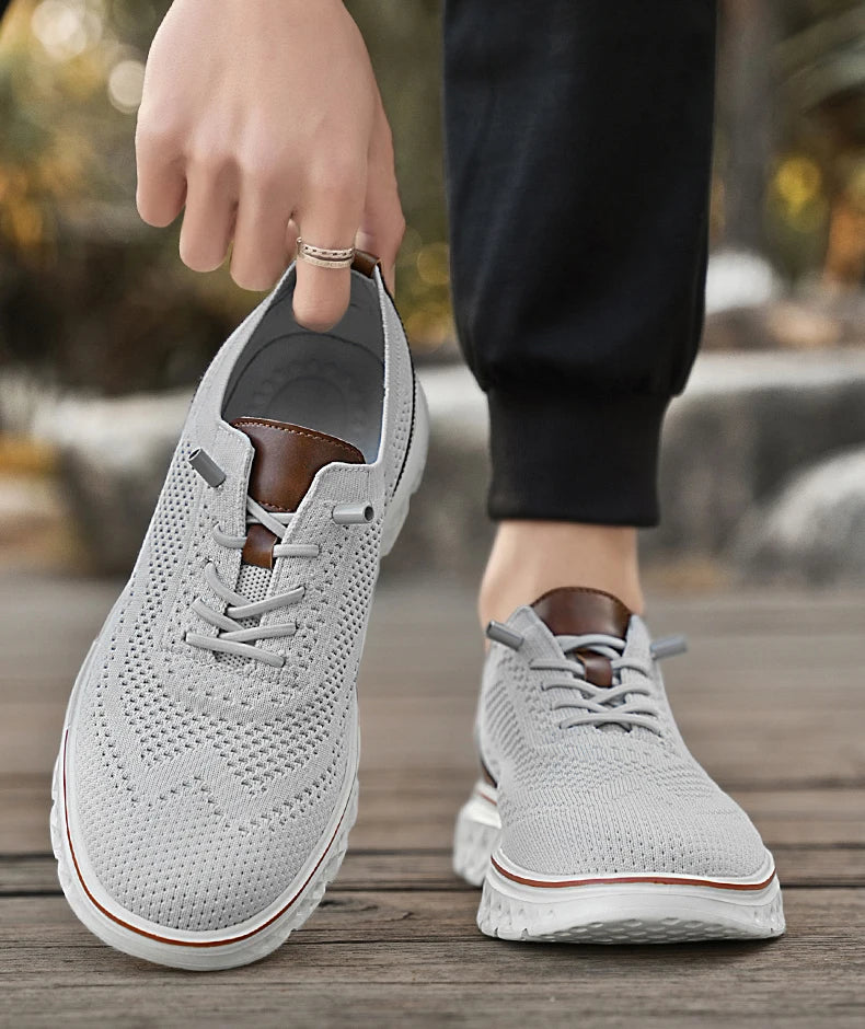 Men Sneakers Men Mesh Casual Shoes Fashion Lightweight Breathable Soft Soled Shoes Summer Outdoor Sports Fitness Large Size 48