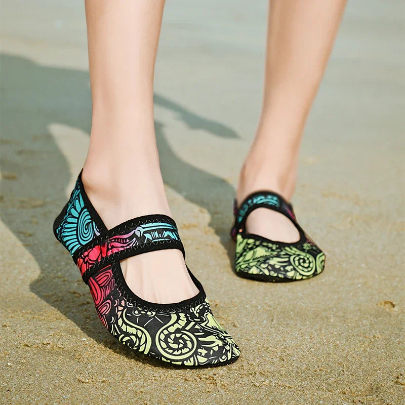 Women Barefoot Diving Shoes Aqua Shoes Beach Swimming Water Sport Sneaker Fitness Dance Swim Surfing Snorkeling Shoe