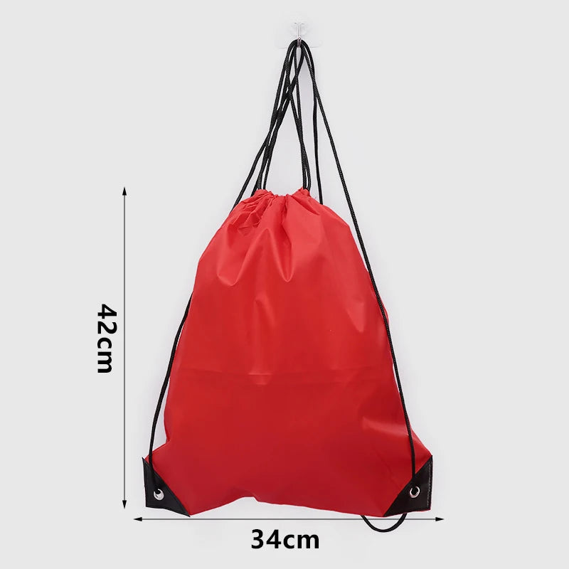 Outdoor Drawstring Gym Bag Travel bag String Bags Swimming Pool Clothes Shoes Storage Waterproof Packaging Pocket Unisex Fitness