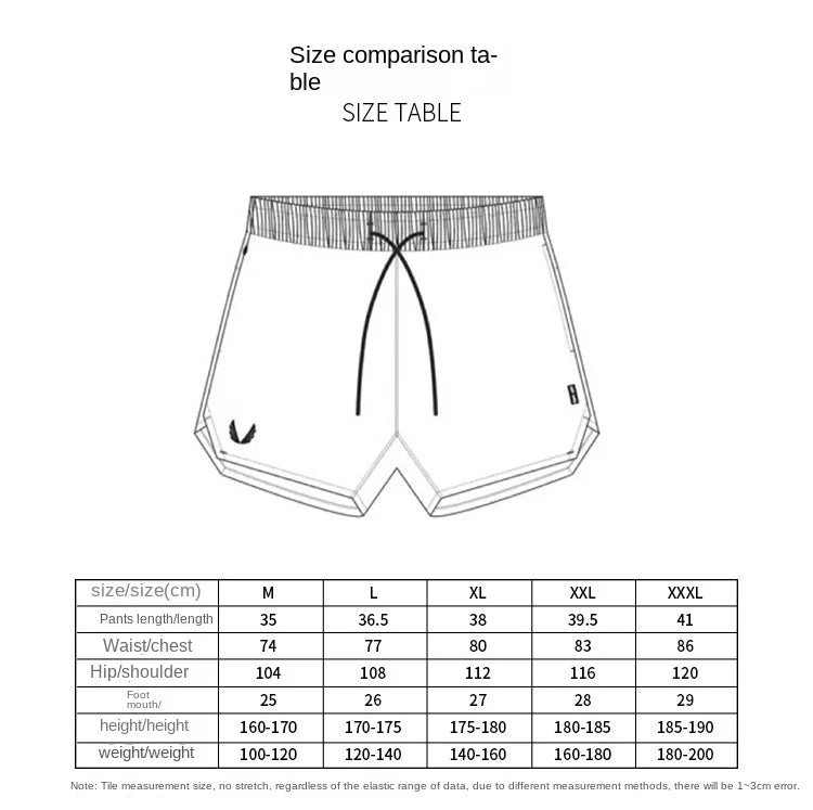 Men's Quick Dry Casual Shorts Running Sports Jogging Basketball Short Pants Male Gym Fitness Bottoms Compression Sweatpants