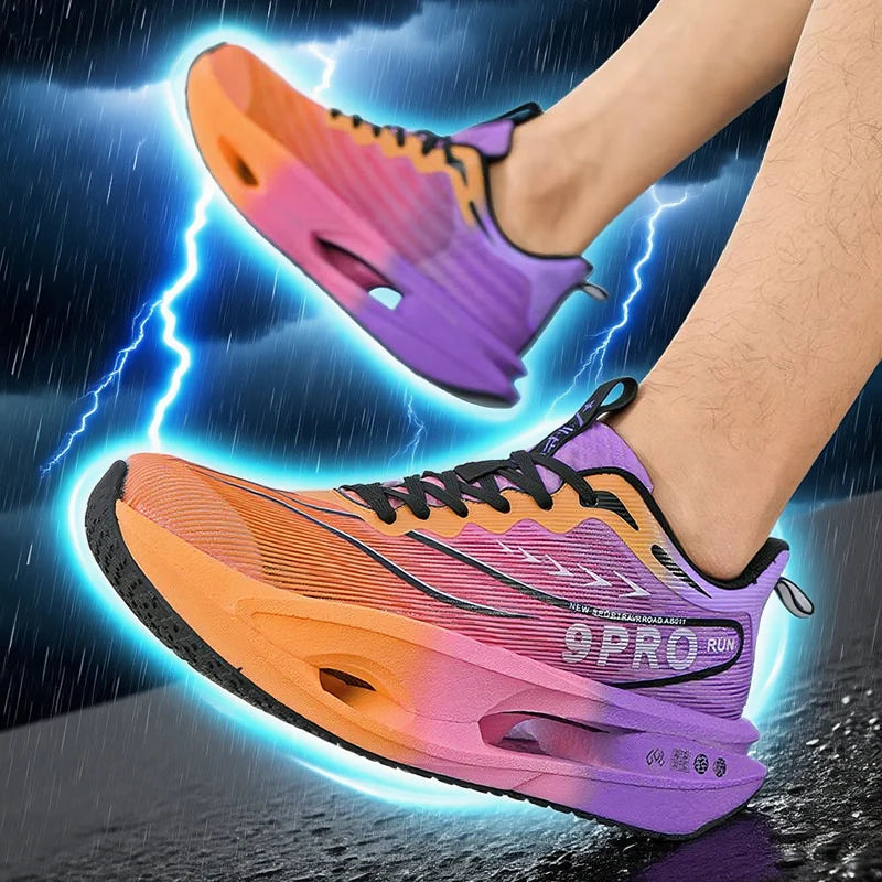 Men's Sneakers 9PRO Carbon Board Skeleton Cushioning Marathon Running Shoes Outdoor Fitness Training Sports Tennis Shoes Women's