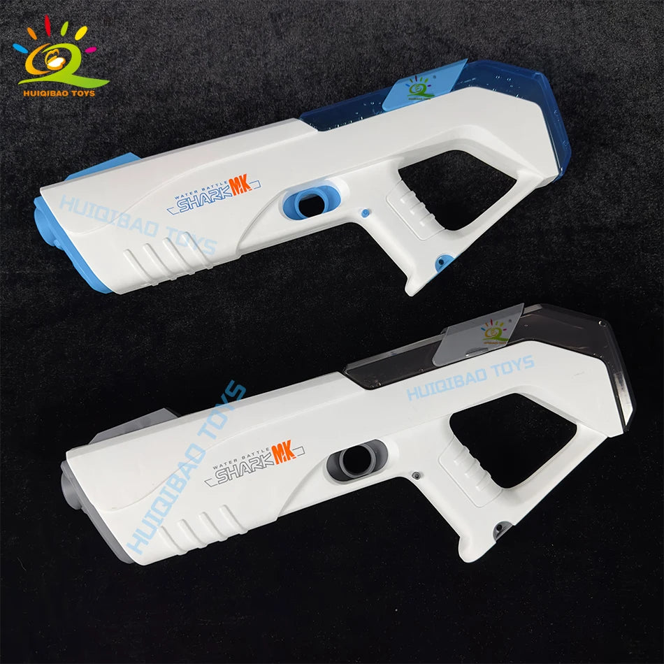 HUIQIBAO 2025 Fully automatic Pulse Electric Space Water Gun Outdoor Beach Water Battle Toy Summer Game Toys for Adult Gift