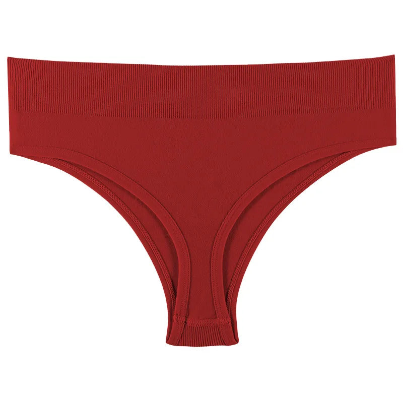 Meet'r Women Sexy Low Waist Underwear Seamless Sports Fitness Panties Female G String High Elastic Lingerie Temptation Briefs