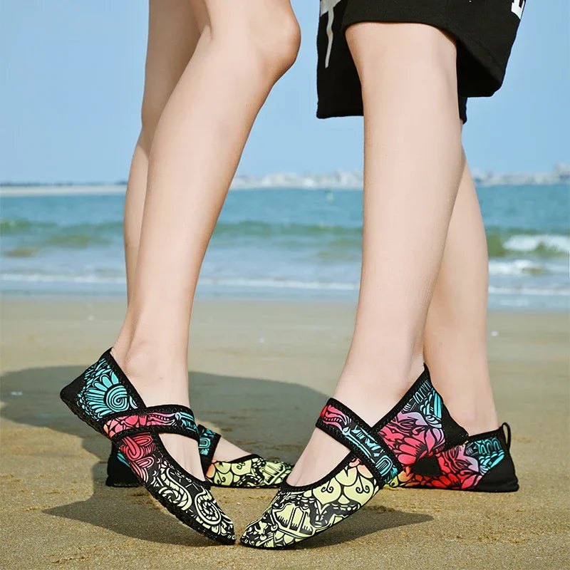 Women Barefoot Diving Shoes Aqua Shoes Beach Swimming Water Sport Sneaker Fitness Dance Swim Surfing Snorkeling Shoe