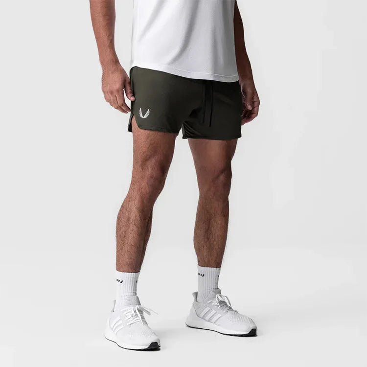 Men's Quick Dry Casual Shorts Running Sports Jogging Basketball Short Pants Male Gym Fitness Bottoms Compression Sweatpants