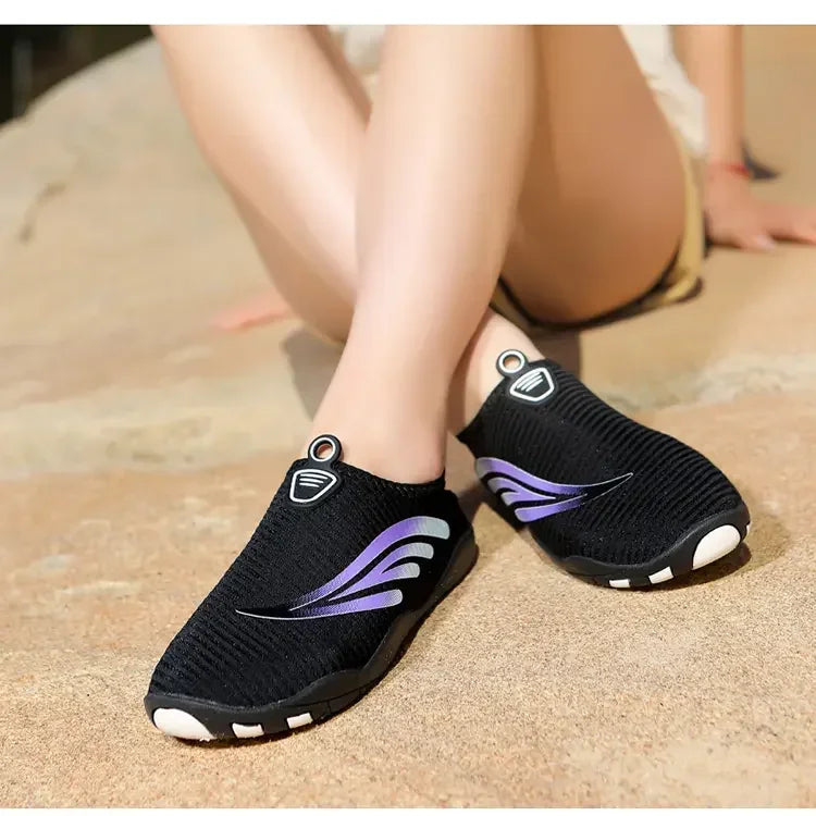 Unisex Indoor Fitness Special Shoes Parent-Child Couple Vacation Beach Swimming Shoes Men Snorkeling Quick Dry Aqua Shoes #27-42