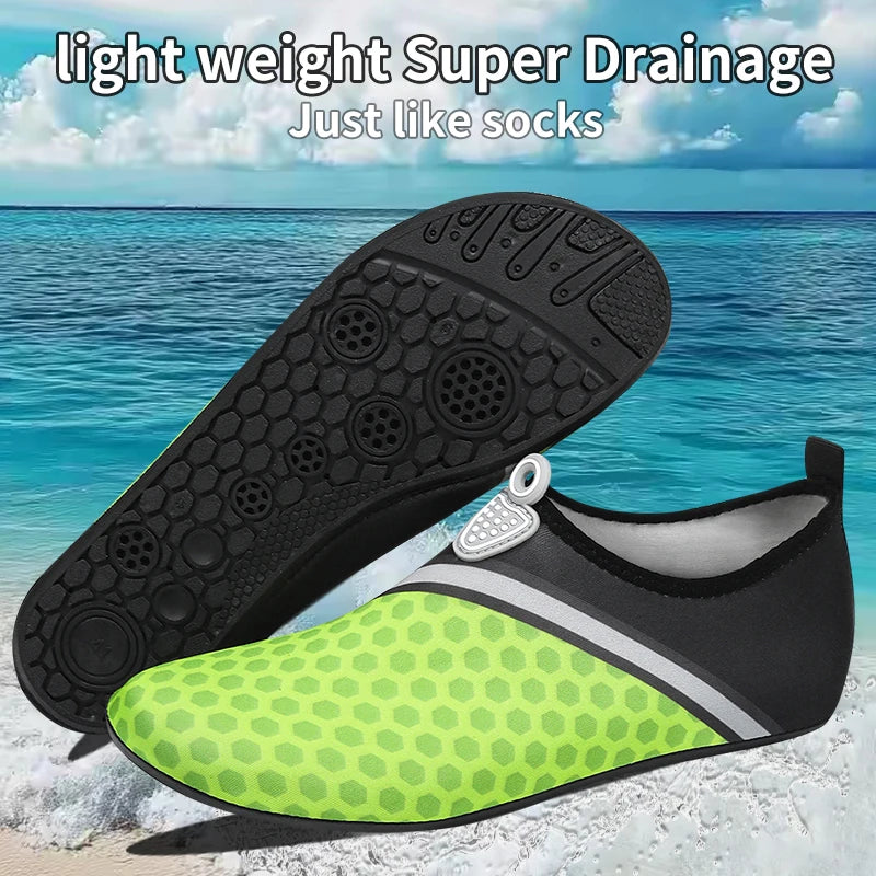 Diving Shoes Women Aqua Shoes Men Beach Swimming Water Sport Socks Barefoot Sneaker Fitness Dance Swim Surfing Snorkeling Shoe