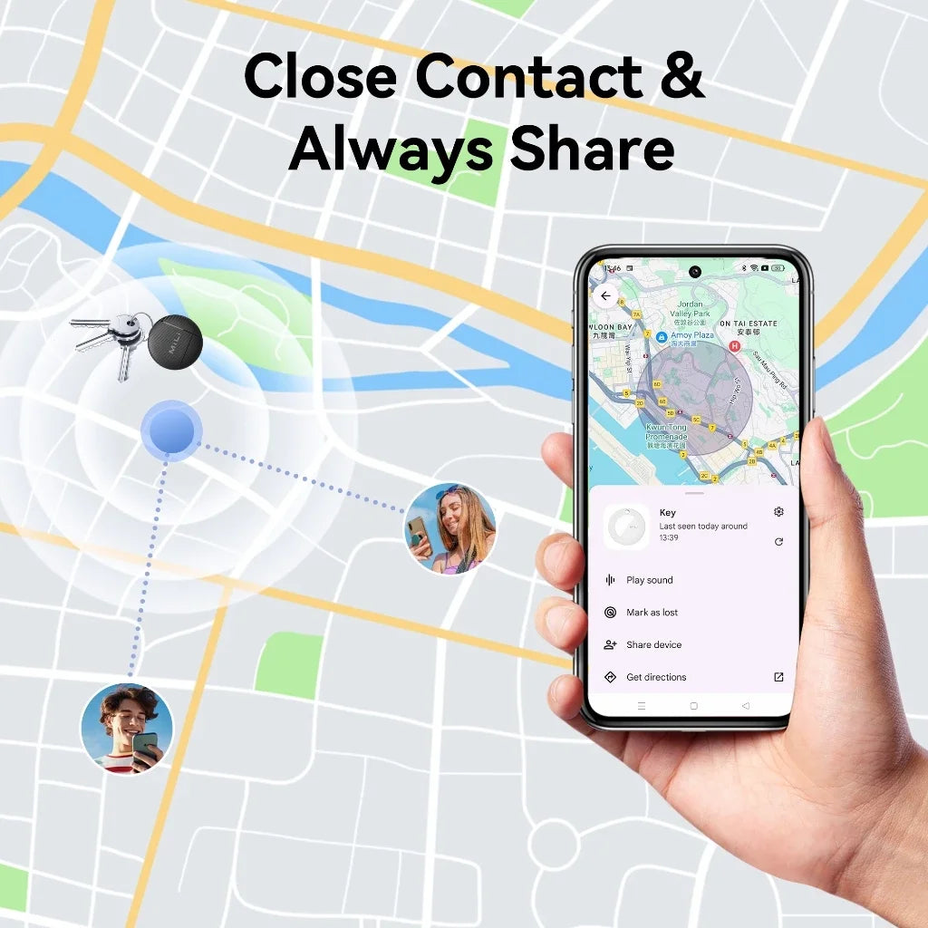 For Android MiLi LiTag Mini Item Finder Bluetooth-compatibility Tracker Global Accurate Location Tracking