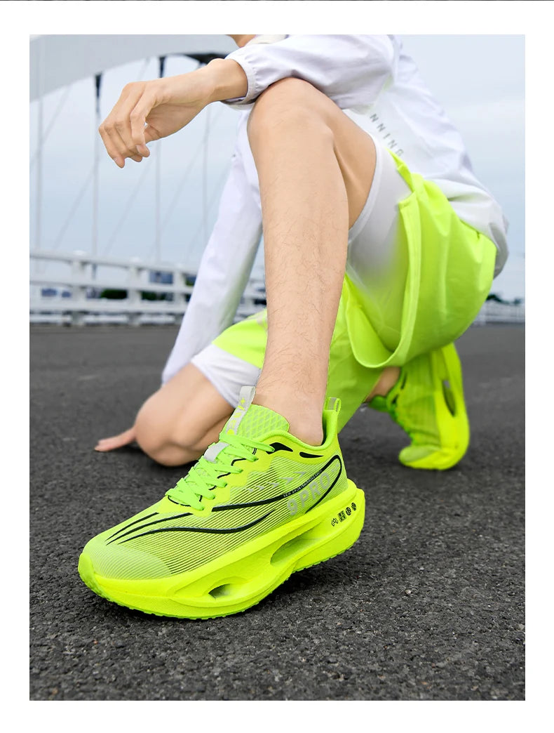 Men's Sneakers 9PRO Carbon Board Skeleton Cushioning Marathon Running Shoes Outdoor Fitness Training Sports Tennis Shoes Women's