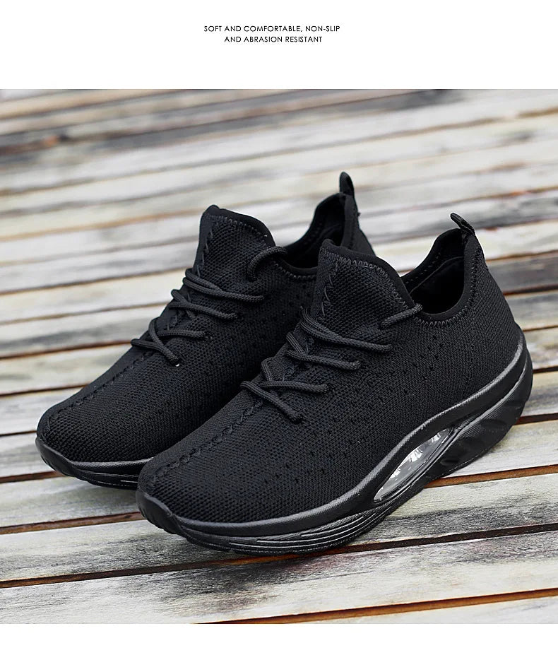 Women's Sneakers Platform Toning Wedge Zapatillas Sports Shoes for Woman Swing Slimming Sneakers Fitness Gym Walking Footwear88