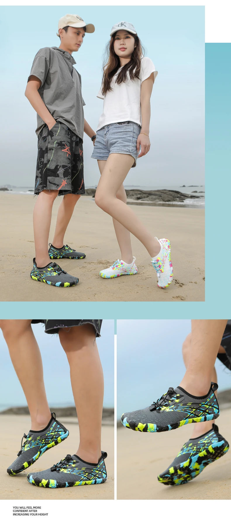Unisex Shoes For In-Room Fitness Treadmill Outdoor Speed Interference Water Beach Shoes Couples Swimming Shoes Men Aqua