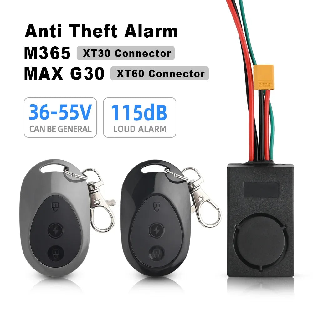 Anti-Theft Alarm Set for Xiaomi M365 Pro 2 1s for Ninebot Max G30 G30D Electric Scooter Remote Control Security Warning Speaker