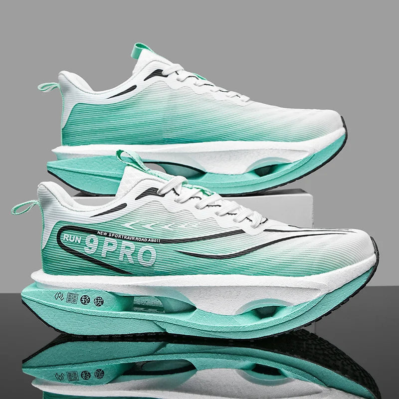 Men's Sneakers 9PRO Carbon Board Skeleton Cushioning Marathon Running Shoes Outdoor Fitness Training Sports Tennis Shoes Women's