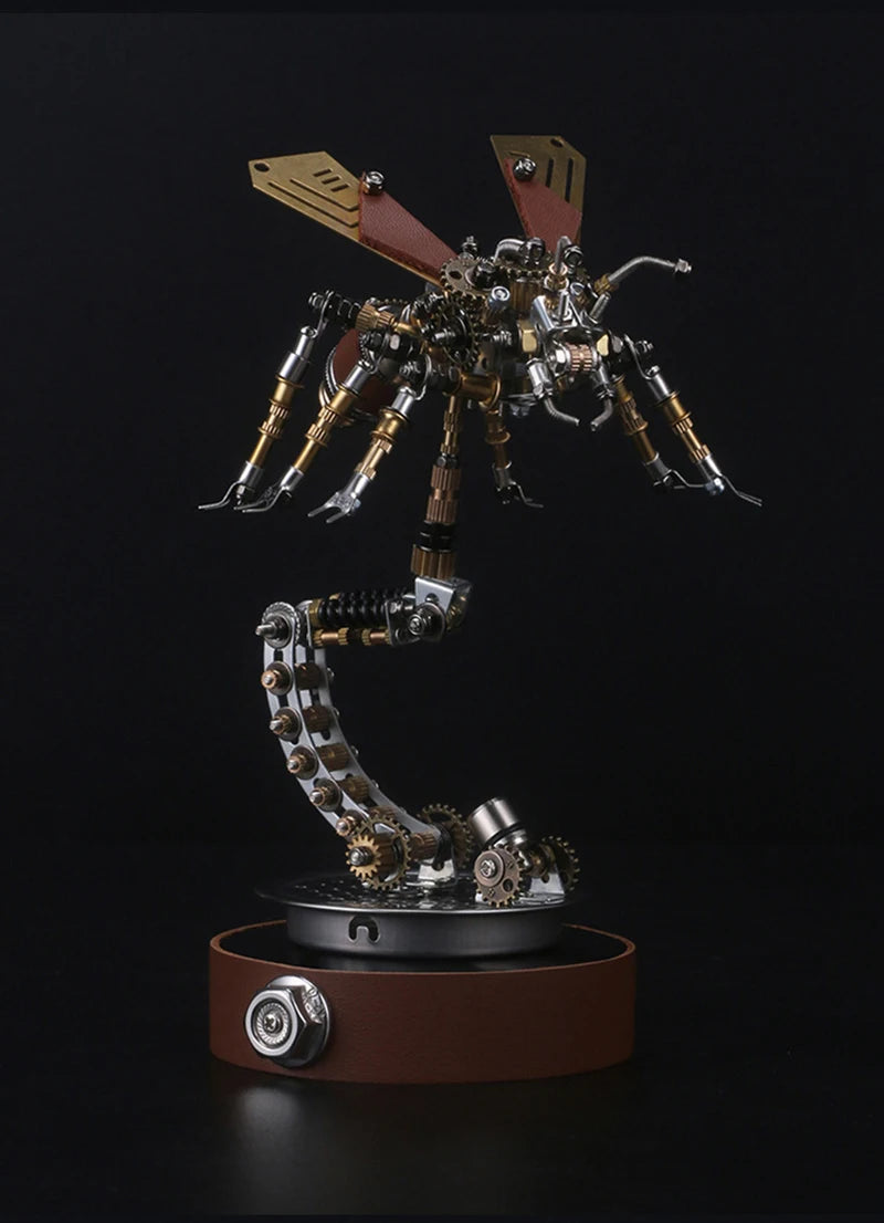 Mechanical Insect Iron Metal DIY Building Blocks 3D Three-Dimensional Assembly Model Puzzle toys Birthday Gift for Kid Adult