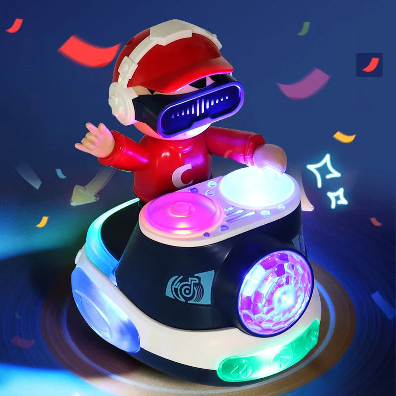 Toddler DJ Car Electronic DJ Bouncin Beats with Music Lights Bouncing Action Swing Dancing Learning Interactive Toy for Kid Gift