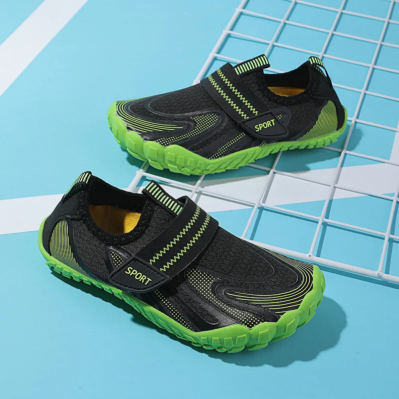 Children Boys And Girls Beach Quick Diving Shoes Qianjiang Swimming Shoes Indoor Fitness Floor Shoes Bathroom Shoes 28-38#