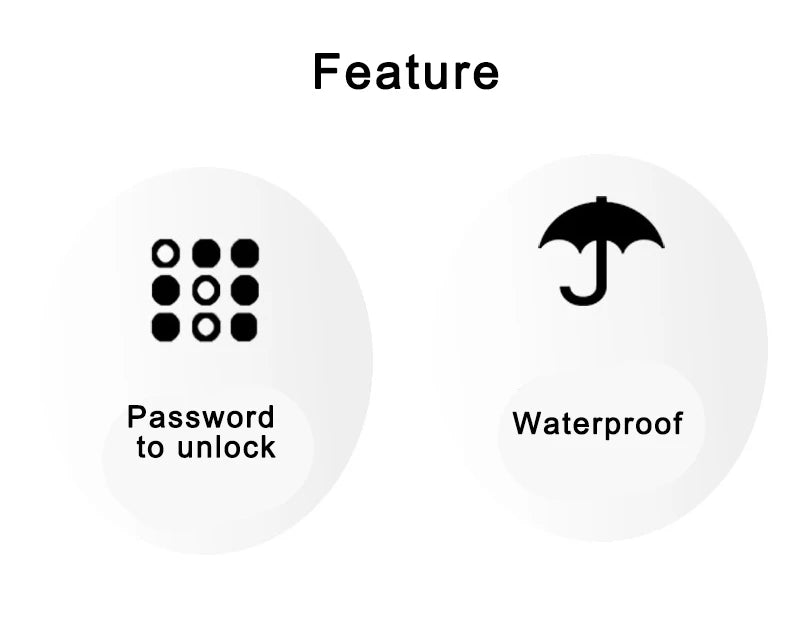 Waterproof Mechanical Password Code Number Single Latch Lock For Outdoor Wooden Door