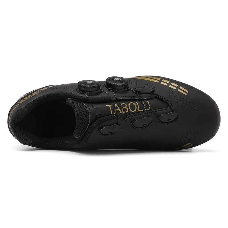 Double Buckle Cycling Shoes Men Women Nylon Bike Riding Shoes Mountain Road Bicycle Sneakers Cycling Fitness Training Shoes Male