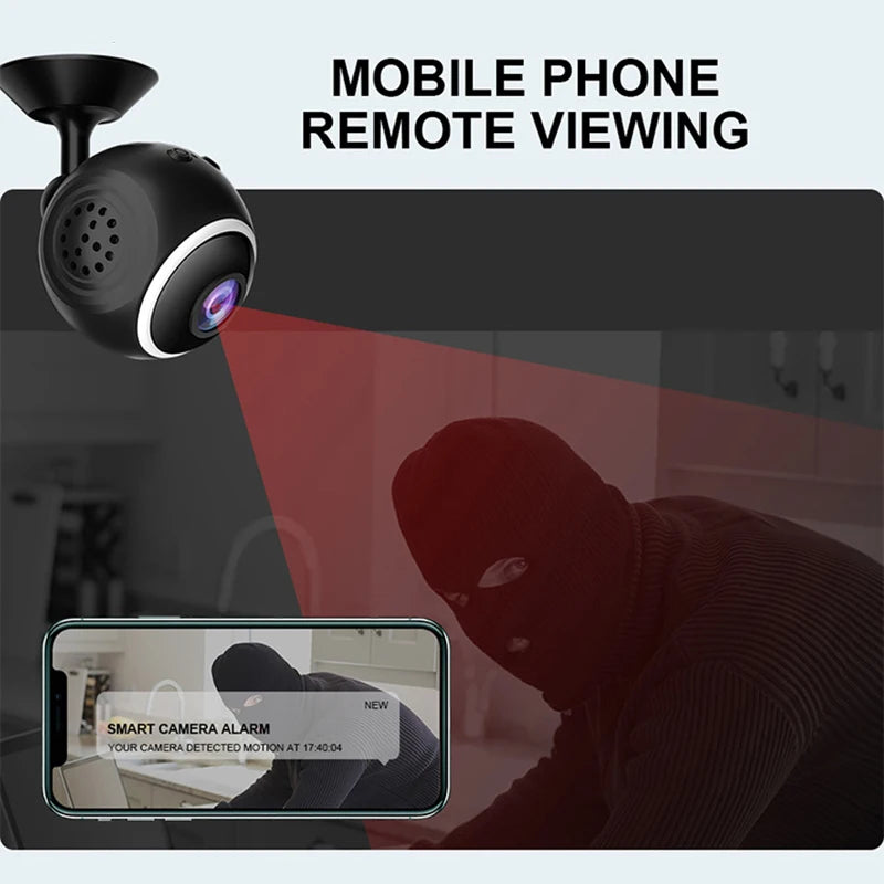 4K HD Security Camera Full Color Infrared Night Vision WiFi Monitor Motion Detection Mini Surveillance With Cloud Storage