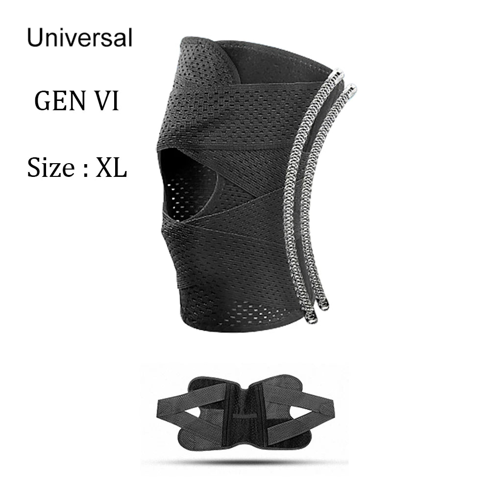 1PC Sports Knee Pads Joints Protector Men Women Pressurized Kneepad Fitness Mountaineering Knee support Equestrian Protector