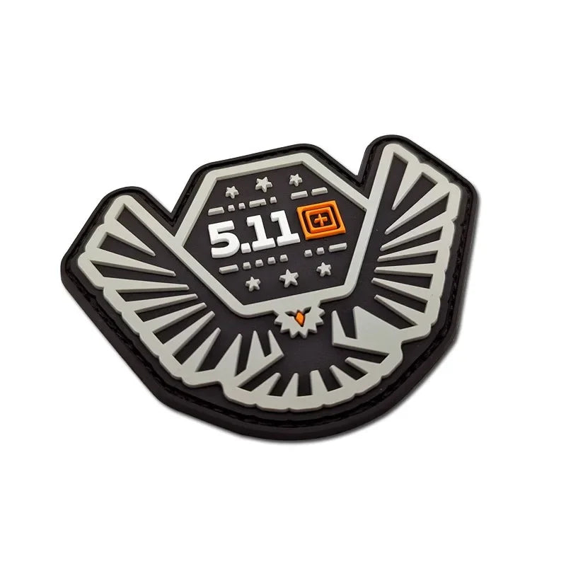 3D Tactical Military Patches PVC Fitness Armband Vests Hats Badges Soft Rubber Sword Cat Bear Morale Hook Loop Applique Emblem