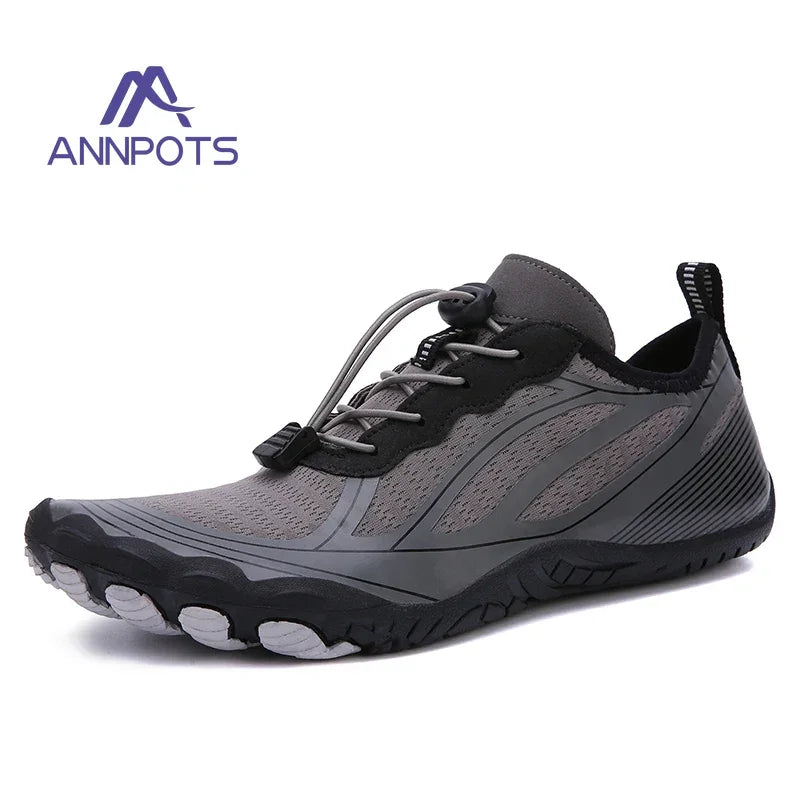 New Couple Water Shoes Aqua Shoes Five-finger Swimming Shoes 35-47 Size Beach Sports Shoes Fashion Men's Fitness Shoes