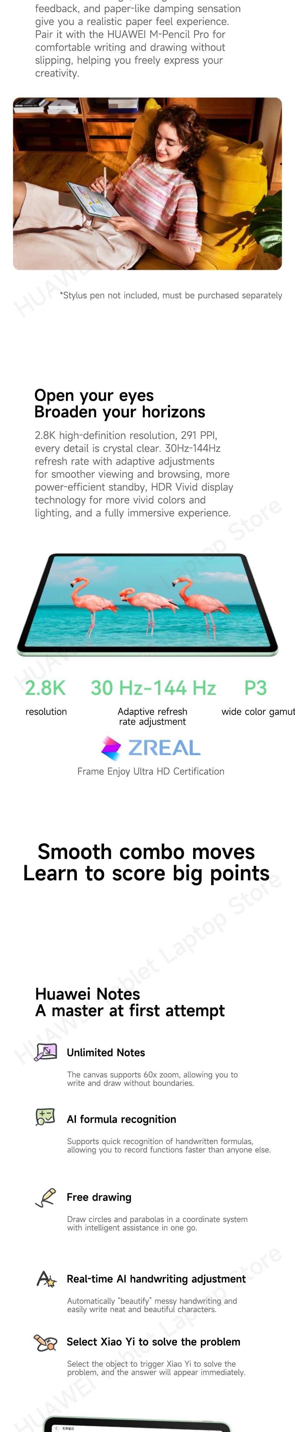2025 HUAWEI MatePad 11.5S Tablet 2.8K 144Hz 11.5-inch 8GB/12GB 256GB/512GB HarmonyOS 6