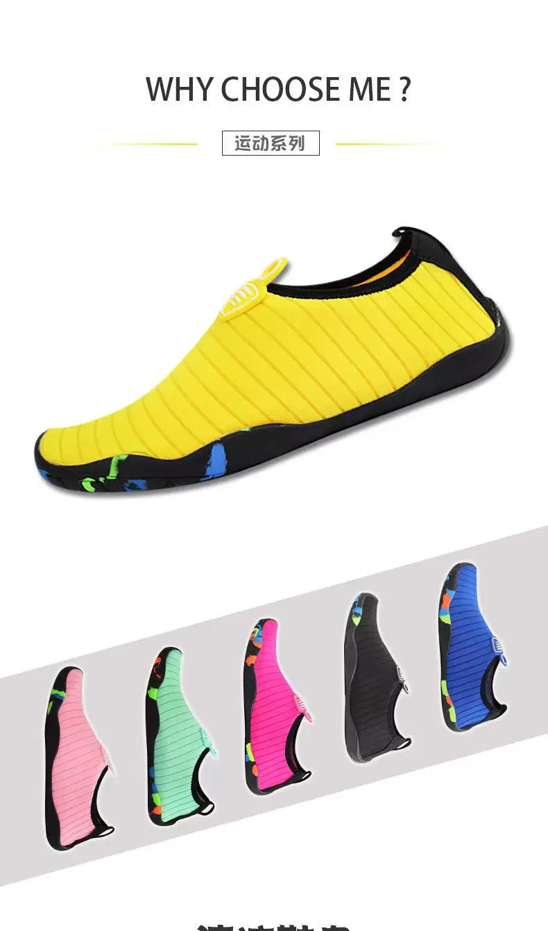 New Large Size Unisex Outdoor Non-Slip Swim Shoes Summer Beach Water Shoes Men's Aqua Shoes Women's Fitness Yoga Shoes  35-46#