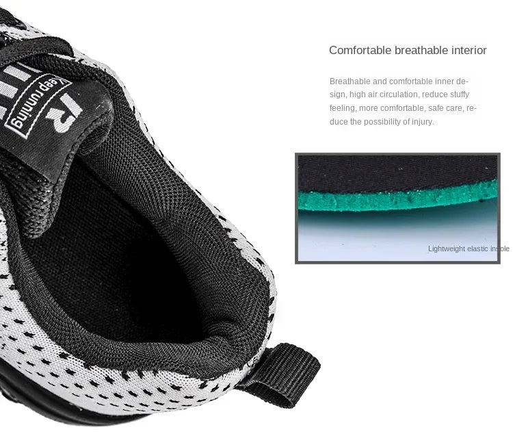 High Quality Men's Sneakers Outdoor Comfortable Lightweight Mesh Breathable Running Shoes Couple Soft Sole Fitness Shoes 2026