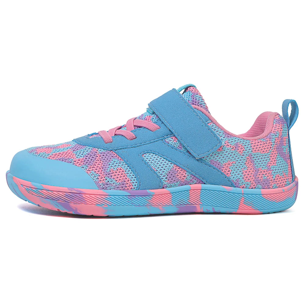 Kids Wide Barefoot Shoes Breathable Minimalist Sports Shoes Lightweight Running Shoes Fitness Trail Running Shoes
