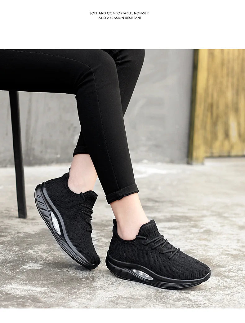 Women's Sneakers Platform Toning Wedge Zapatillas Sports Shoes for Woman Swing Slimming Sneakers Fitness Gym Walking Footwear88