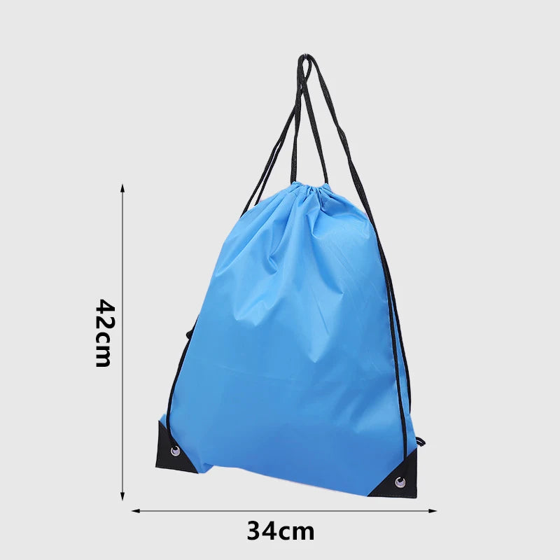 Outdoor Drawstring Gym Bag Travel bag String Bags Swimming Pool Clothes Shoes Storage Waterproof Packaging Pocket Unisex Fitness