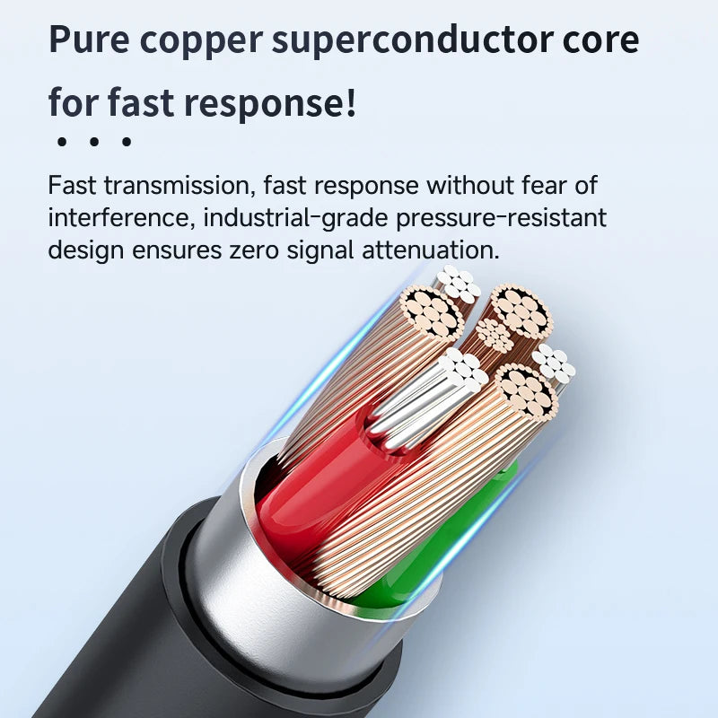 Dodosee 1440p HD Endoscope 3 in 1 Car Inspection Borescope Mini Camera 8mm Lens for Iphone IOS Smart Phone Android Pad Type C